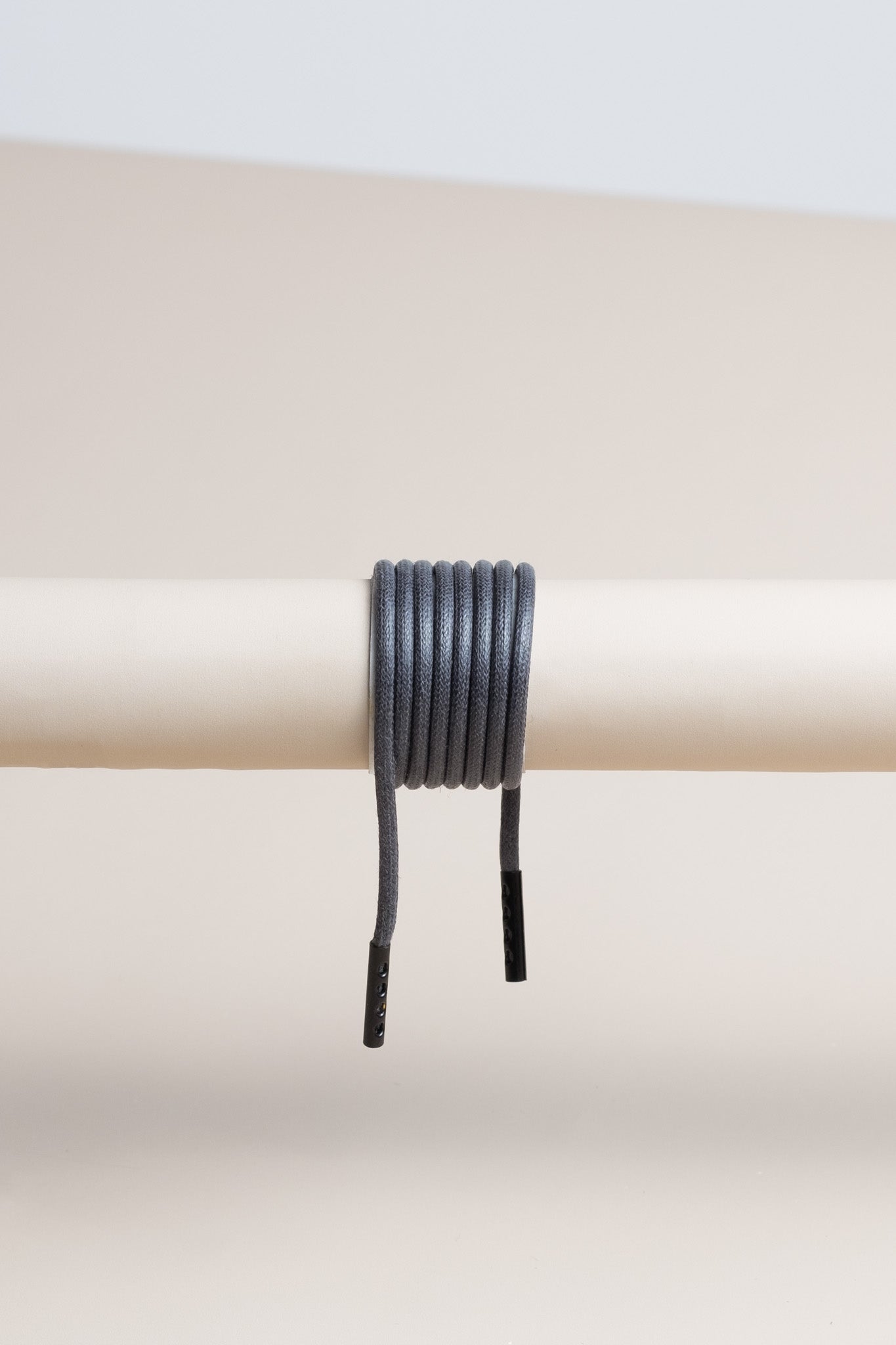 Antracitová šedá - Kulaté voskované tkaničky | Senkels