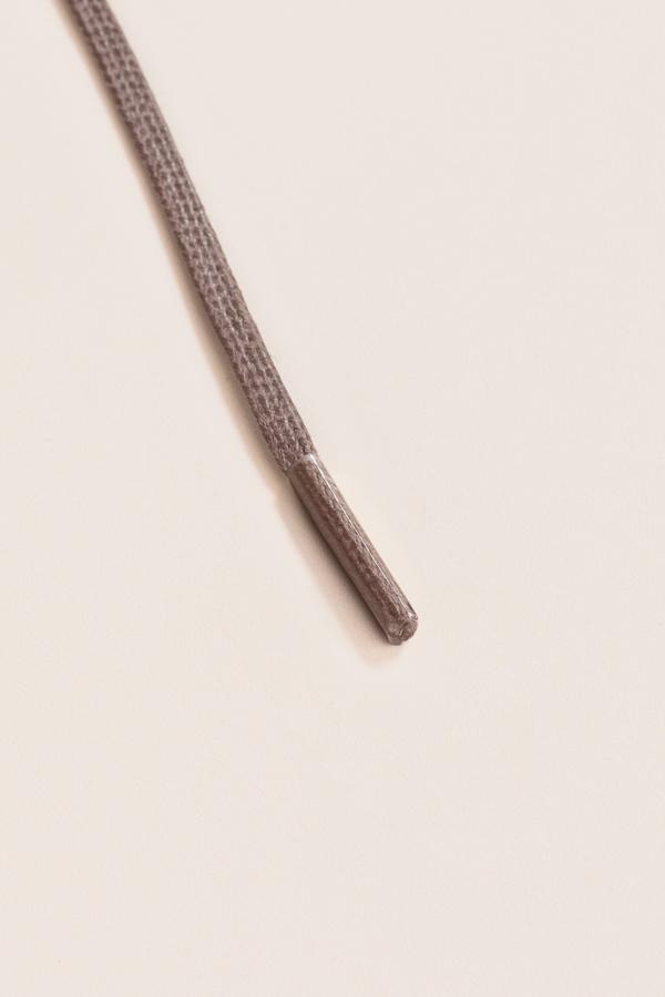 Mauve Grey - 3mm Flat Waxed Shoelaces