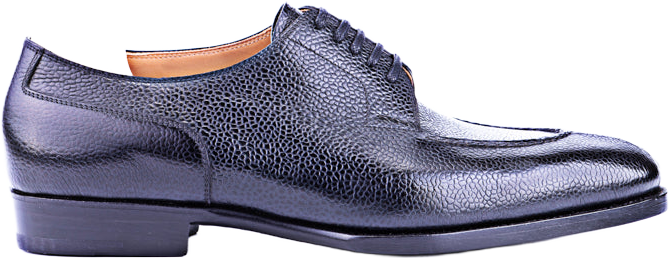 Saint Crispins Five eyelet split toe Derby with hand-prošívané apron and heel cap