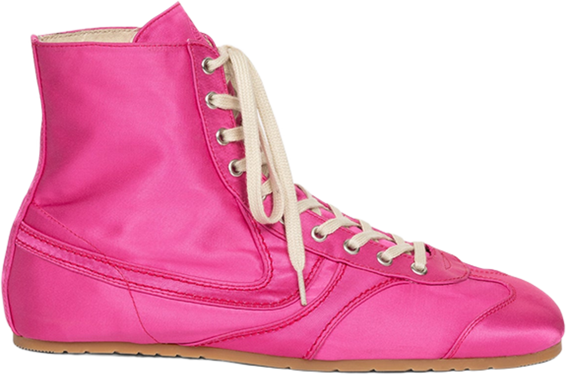 Dries van Noten Satin high top tenisky