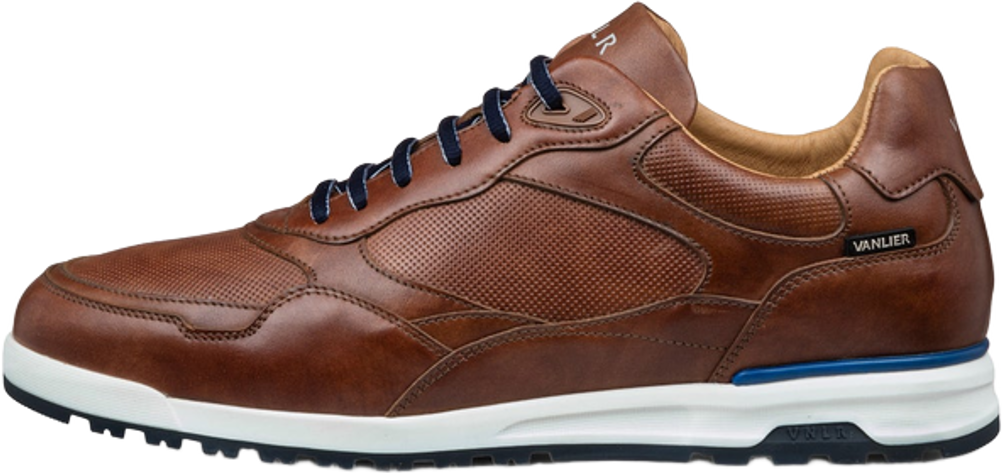 Najděte správné tkaničky pro Vanlier Cognac gladleren Ravello sneaker u Senkels