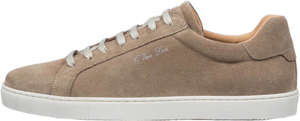 Najděte správné tkaničky pro Vanlier Zand beige suède Napoli sneaker u Senkels