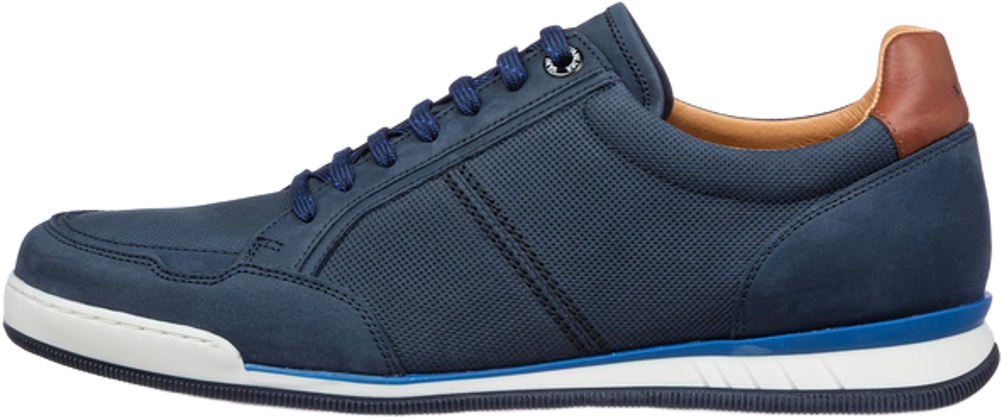 Najděte správné tkaničky pro Vanlier Navy blauw nubuck Magnus sneaker u Senkels
