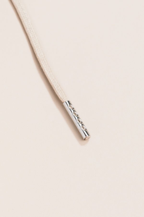 Bone White - Round Waxed Shoelaces | Senkels