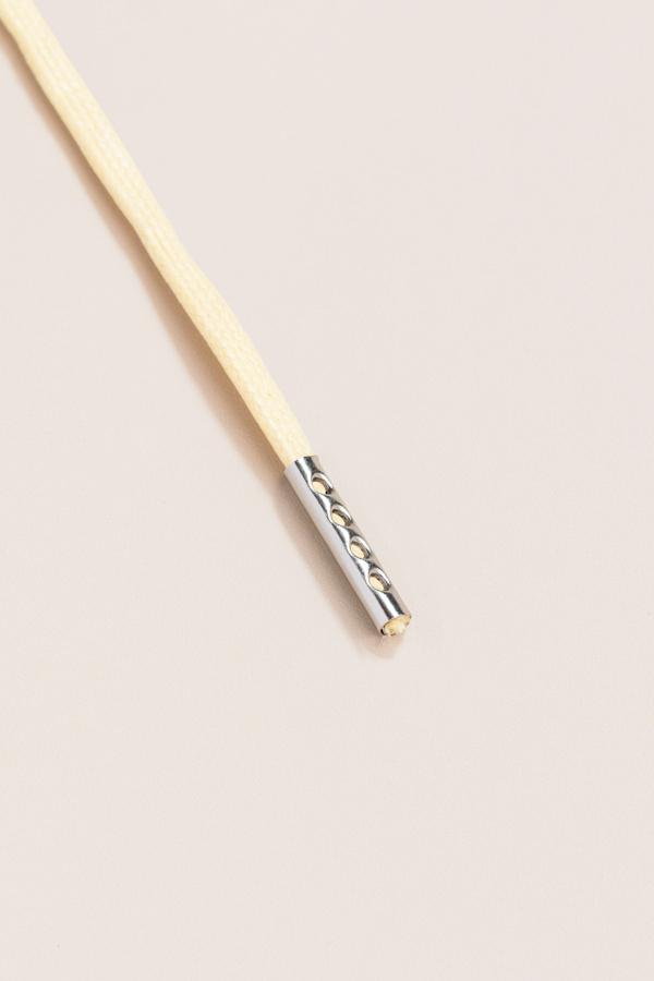 Chardonnay - 3mm Flat Waxed Shoelaces