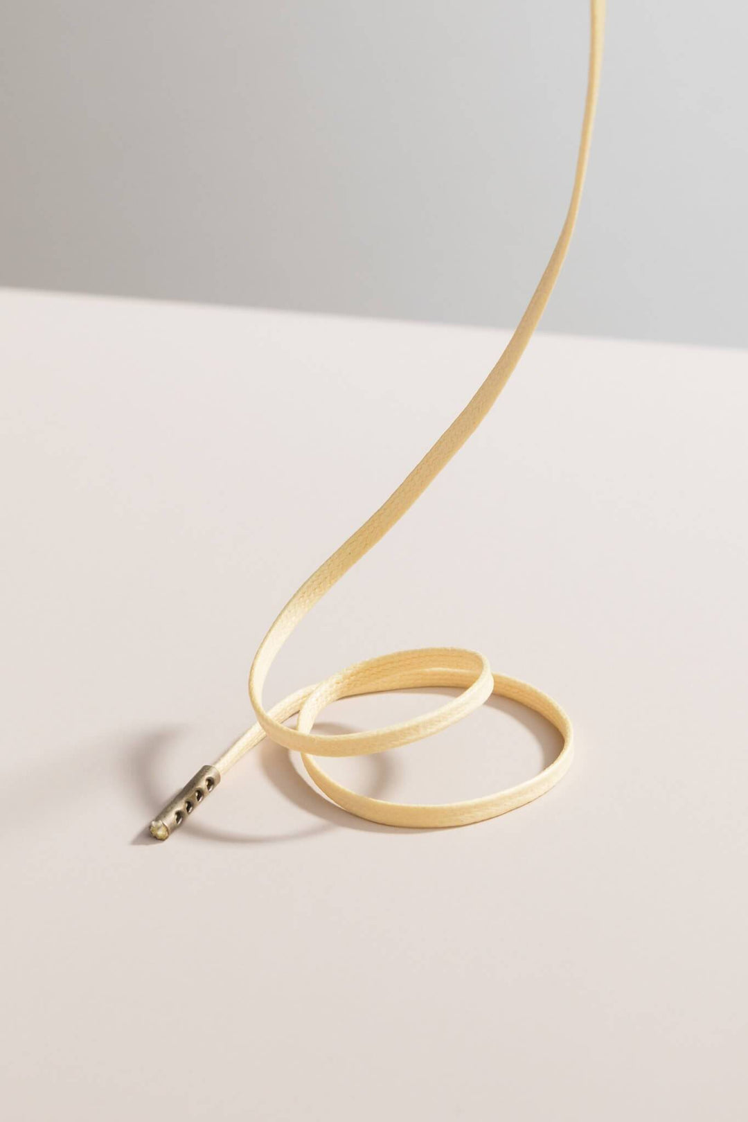 Chardonnay - 3mm Flat Waxed Shoelaces