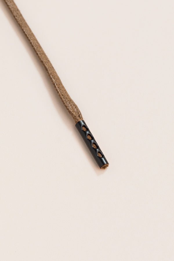 Light Brown - Round Waxed Shoelaces | Senkels