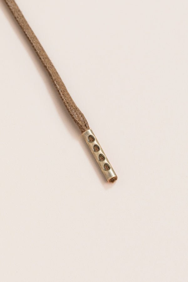 Light Brown - Round Waxed Shoelaces | Senkels