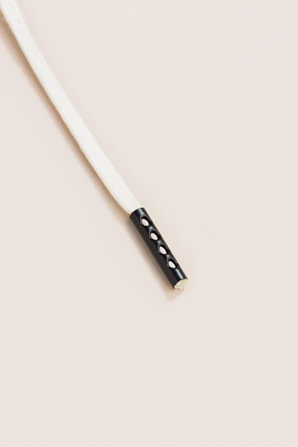 Off White - 3mm Flat Waxed Shoelaces