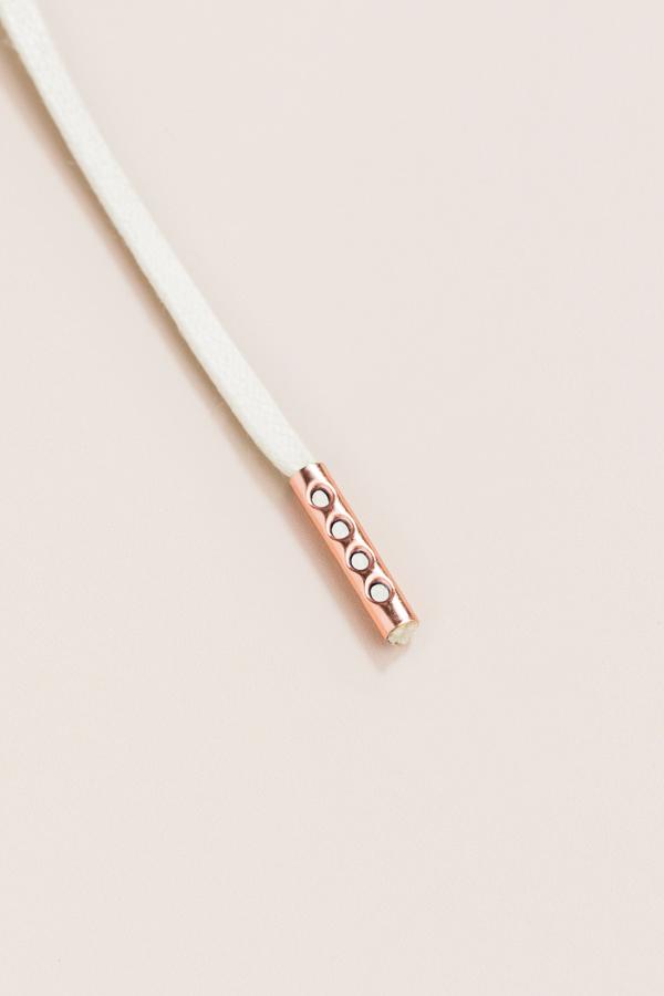Off White - 3mm Flat Waxed Shoelaces