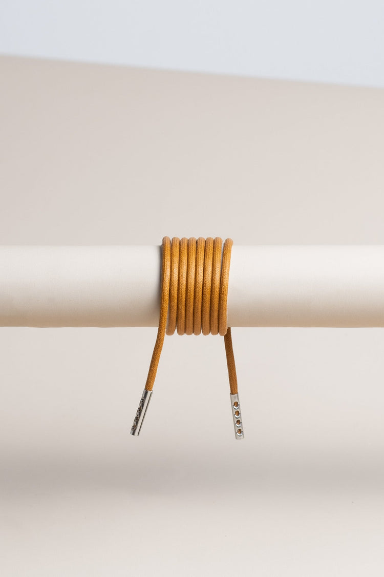 Saddle Brown - Round Waxed Shoelaces | Senkels