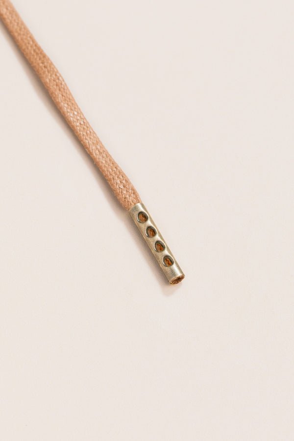 Taupe - Round Waxed Shoelaces | Senkels
