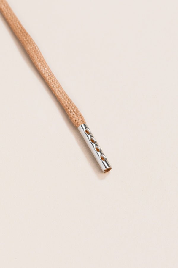 Taupe - Round Waxed Shoelaces | Senkels