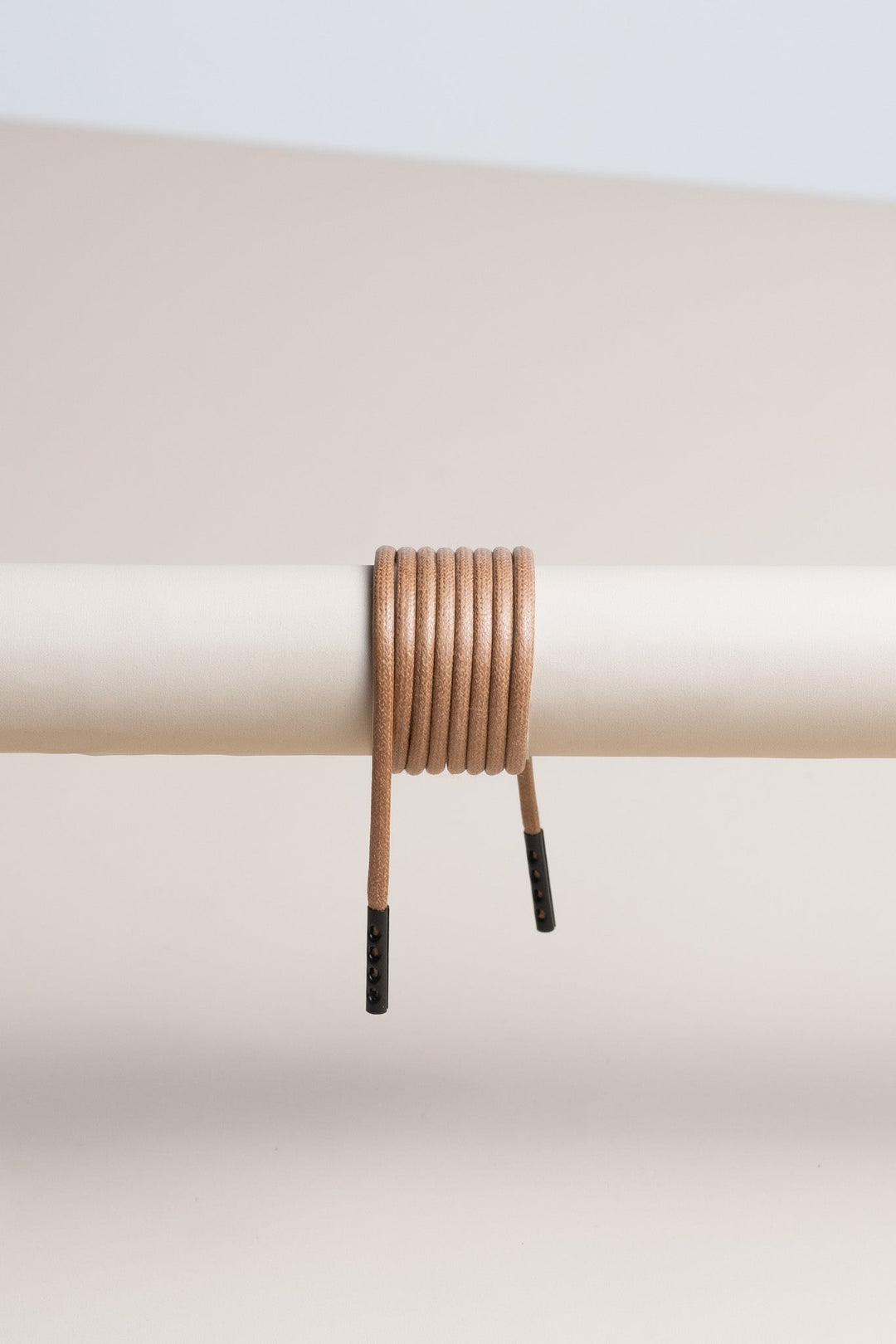 Taupe - Round Waxed Shoelaces | Senkels
