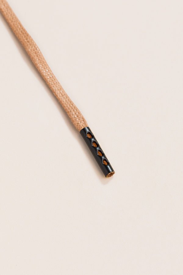 Taupe - Round Waxed Shoelaces | Senkels