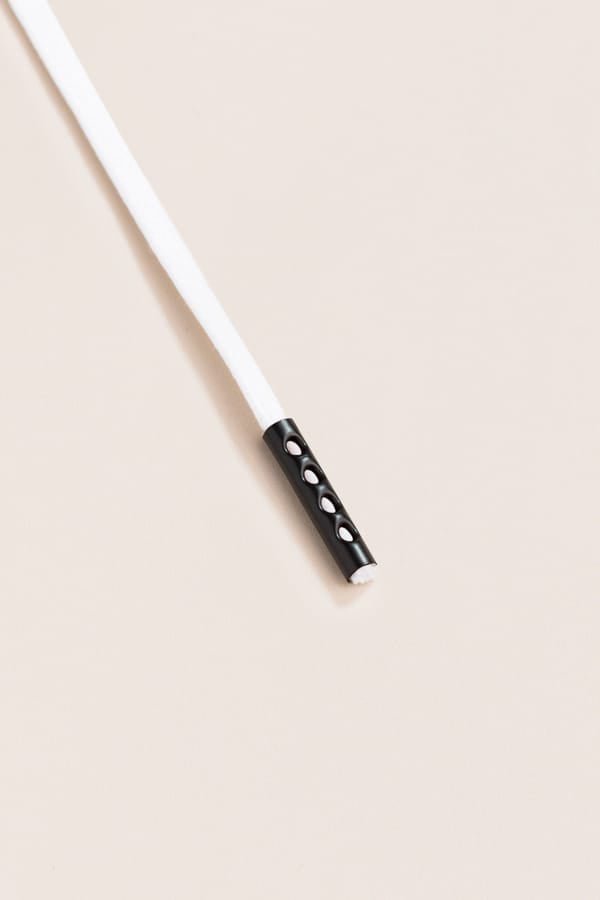 White - Round Waxed Shoelaces | Senkels