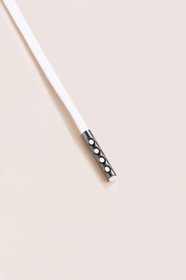 White - Round Waxed Shoelaces | Senkels